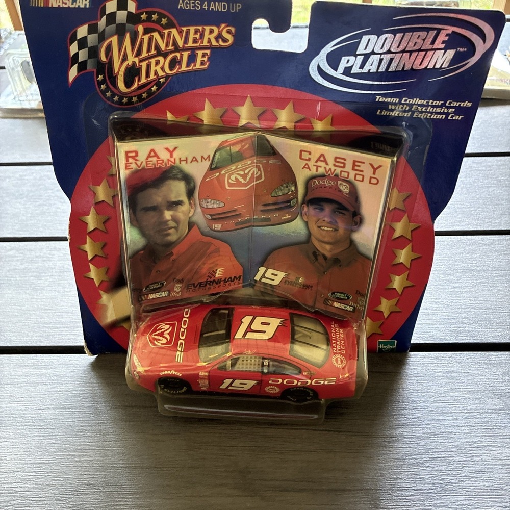 2000 Nascar Winners Circle Double Platinum Ray Everham Casey Atwood #19